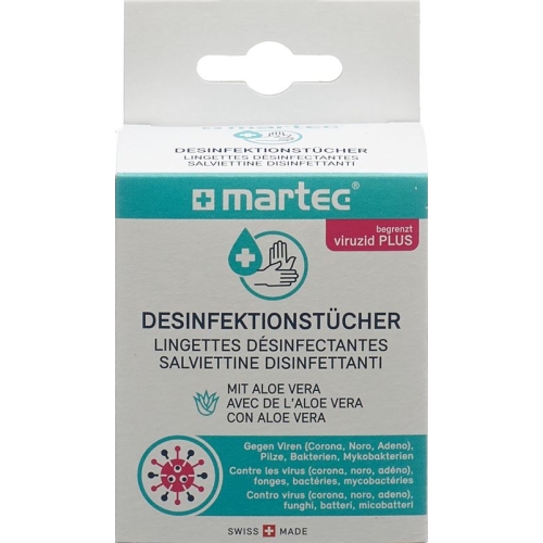 Martec Desinfektionstücher mit Aloe Vera 10 Stück buy online