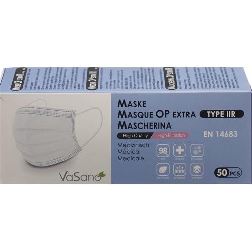 Vasano Op Maske Extra Typ Iir D/f/i/e Weiss 50 Stück buy online