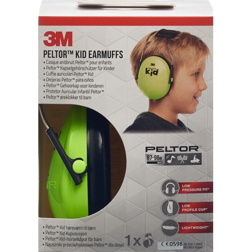 3M Peltor Kapselgehoerschutz Kind Neon Grün buy online