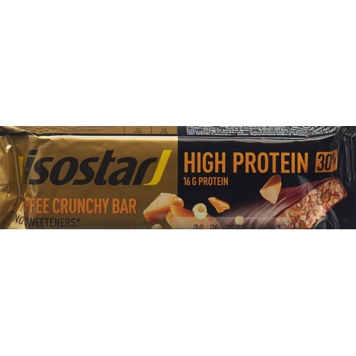 Isostar High Protein Riegel Toffee Crunchy 55g buy online