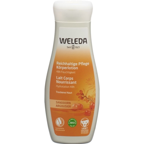 Weleda Body Lotion Sea Buckthorn Rich 200ml buy online