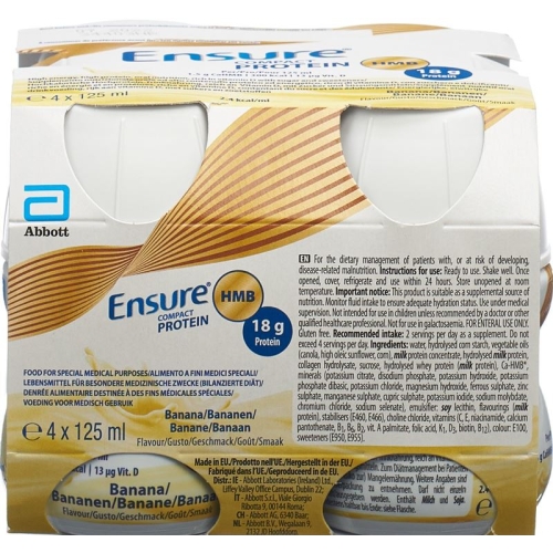 Ensure Compact Protein Hmb Banane 4x 125ml buy online