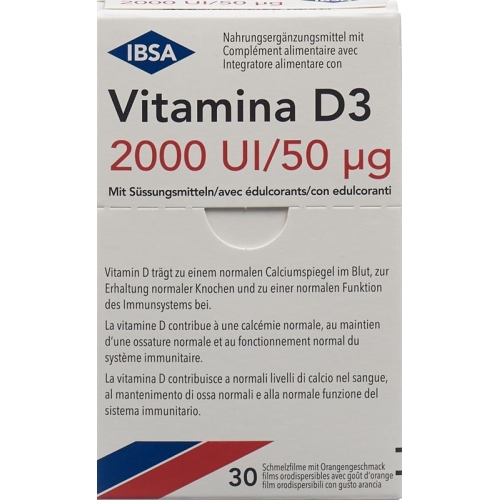 Vitamina D3 Fusible Film 2000 I.u. Blister 30 pieces buy online