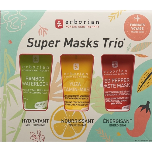 Erborian Korean Ther Kit Super Masks Trio buy online