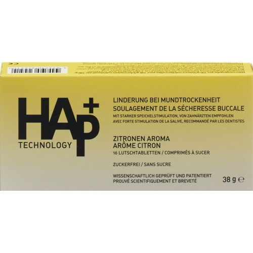 Hap+ Lutschtabletten Zitronen Aroma 16 Stück buy online