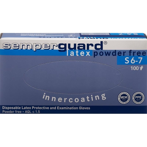 Semperguard Handschuhe Latex Ic S Puderfrei Weiss 100 Stück buy online