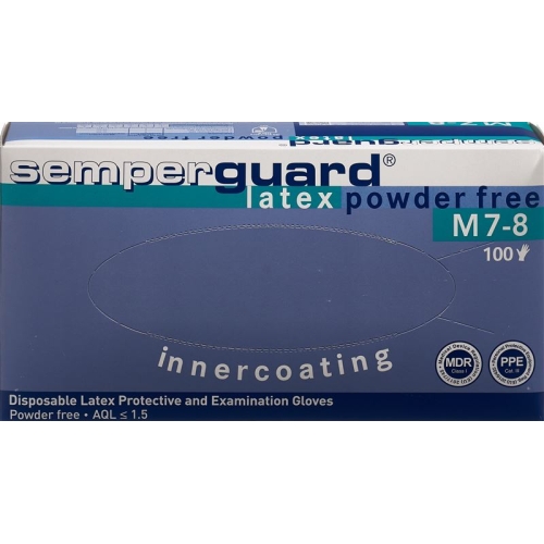 Semperguard Handschuhe Latex Ic M Puderfrei Weiss 100 Stück buy online