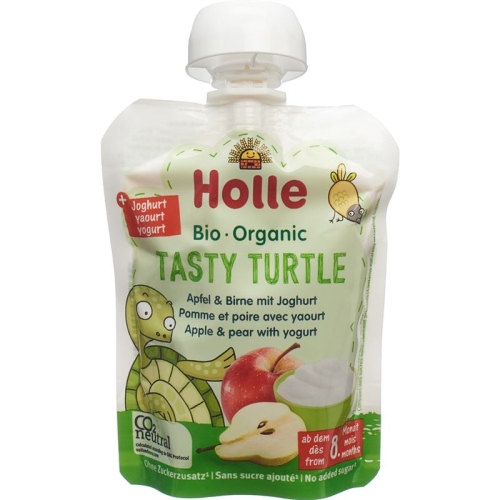 Holle Tasty Turtle Apfel&birne mit Joghurt 85g buy online