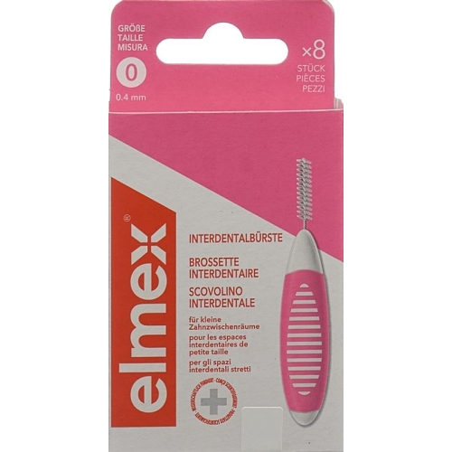 Elmex Interdental Brushes 0.4mm Pink 6 pieces buy online