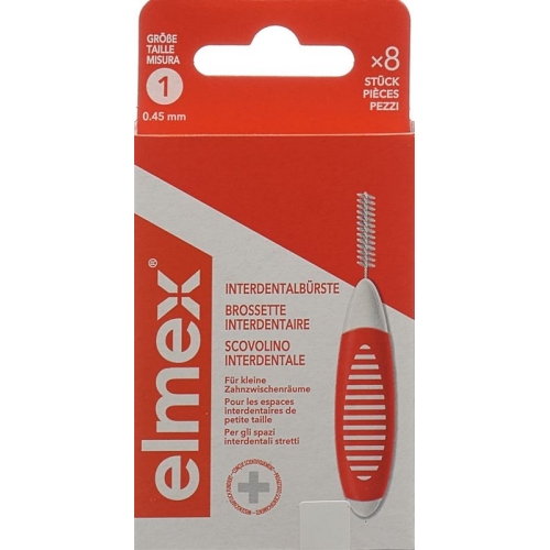 Elmex Interdental Brushes 0.45mm Orange 6 pieces buy online