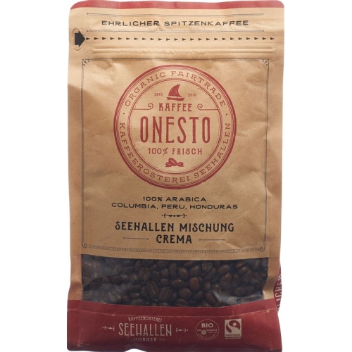 Onesto Kaffeebohnen Seehallen Mischung Beutel 500g buy online