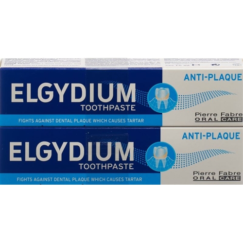 Elgydium Anti-Plaque Zahnpasta Duo 2x 75ml buy online