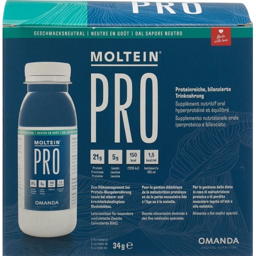 Moltein Pro 1.5 Neutral 6 Flasche 34g buy online