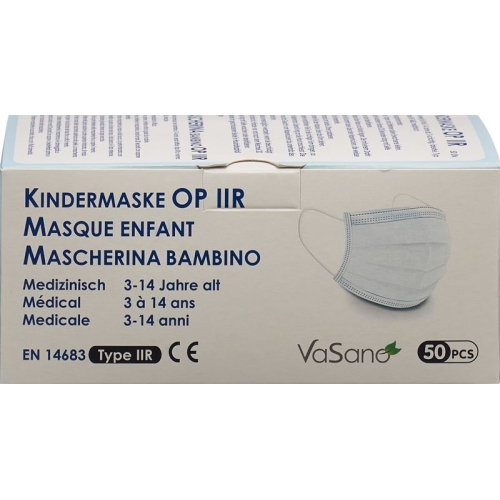 Vasano Op Maske Typ Iir Kind 3-14j Weiss 50 Stück buy online