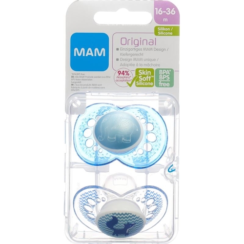 Mam Original Nuggi Silicone 16-36m Boy buy online