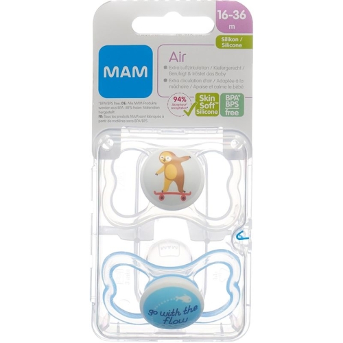 Mam Air Nuggi Silicone 16-36m Boy buy online