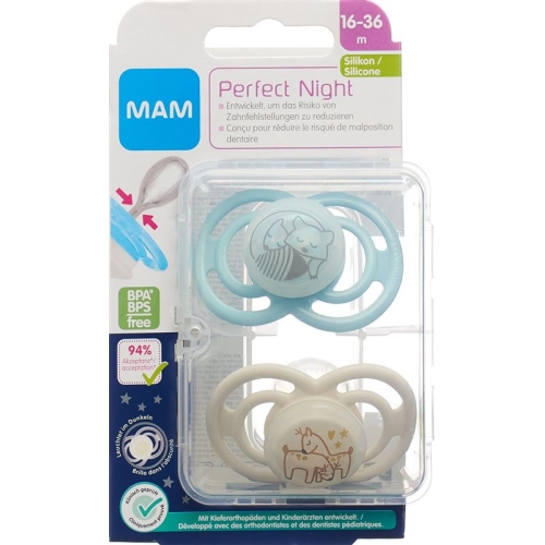 Mam Perfect Night Nuggi Silikon 16-36m Boy buy online