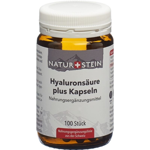 Naturstein Hyaluronsäure Plus Kapseln Glas 100 Stück buy online