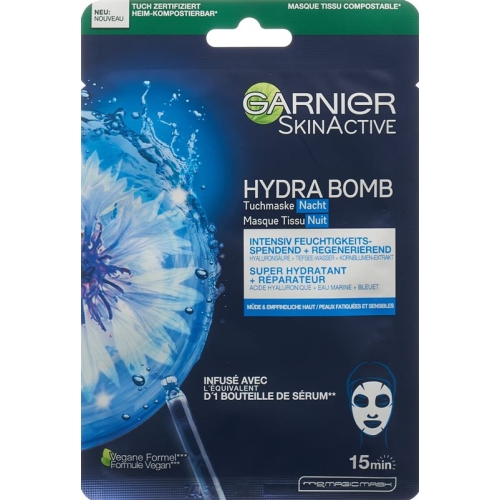 Garnier Tuchmaske Hydra Bomb Nacht 28g buy online