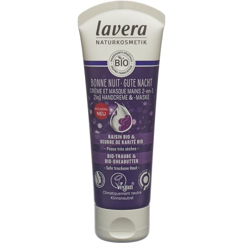 Lavera Handcreme & -maske 2in1 Gute Nacht 75ml buy online