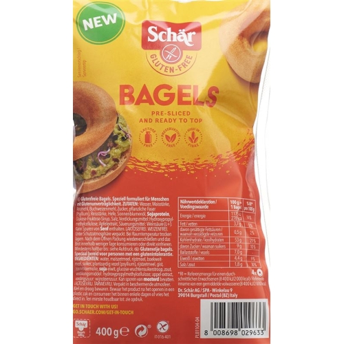 Schär Bagels Glutenfrei 400g buy online