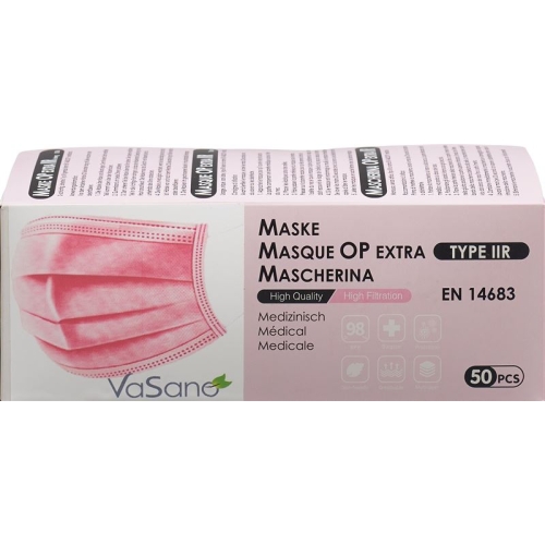 Vasano Op Maske Extra Iir D/f/i/e Starkrosa 50 Stück buy online