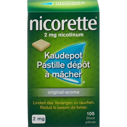 Nicorette Original 2mg 105 Kaugummi buy online